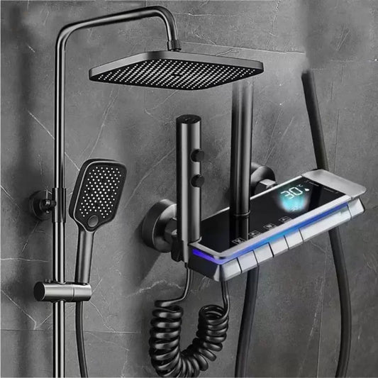 Coloana Dus Inox, Gri Inchis, OD3904 Default Title Alessandro Design