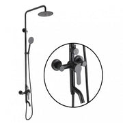 Coloana Dus, Inox SUS304, Negru, HS005 Baterii & Coloane de Duș Default Title Alessandro Design