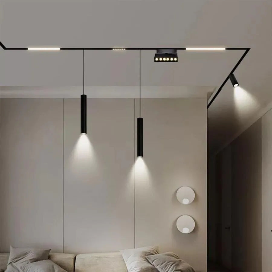 Conector Liniar Sina Magnetica, 10 cm, Negru Produse LED Default Title Alessandro Design