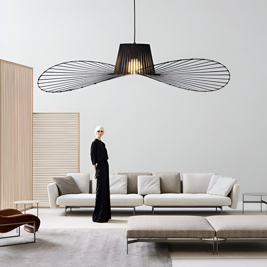 Lustra Suspendata ELIAS 35cm, 1x E27, Metal, Negru Lustre Industrial Default Title Alessandro Design
