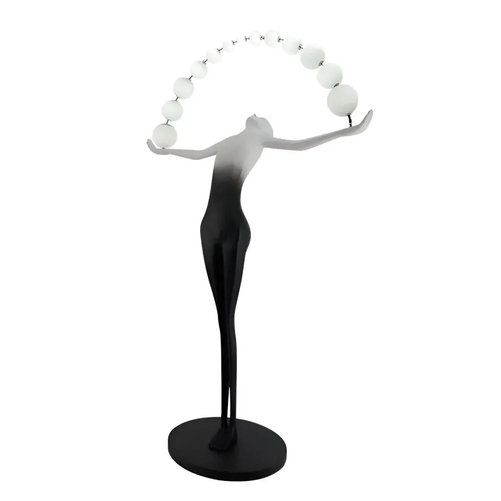 Lampadar Anatolio LED 24W 4000KMetal Negru Veioze & Lampadare Default Title Alessandro Design
