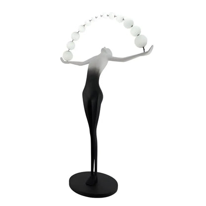 Lampadar Amato LED 24W 4000K Metal Negru Veioze & Lampadare Default Title Alessandro Design