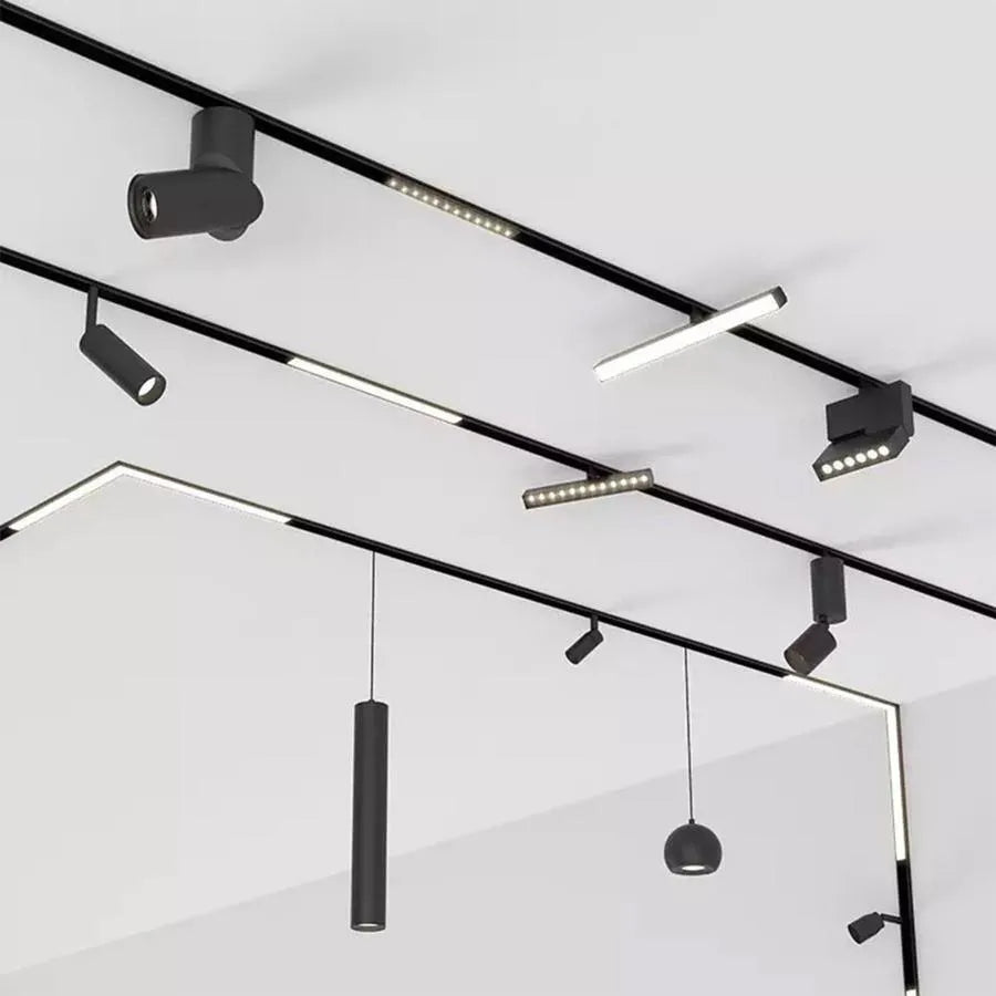 Grila LED Magnetica, Fixa, 6W, Lumina Neutra, Incastrata, Negru Produse LED Default Title Alessandro Design
