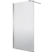 Paravan duș Walk-In 90x195 cm, sticlă securizată 8 mm, satin, profil metalic rezistent Dus Walk-in Default Title Alessandro Design