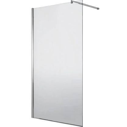 Paravan duș Walk-In 90x195 cm, sticlă securizată 8 mm, satin, profil metalic rezistent Dus Walk-in Default Title Alessandro Design