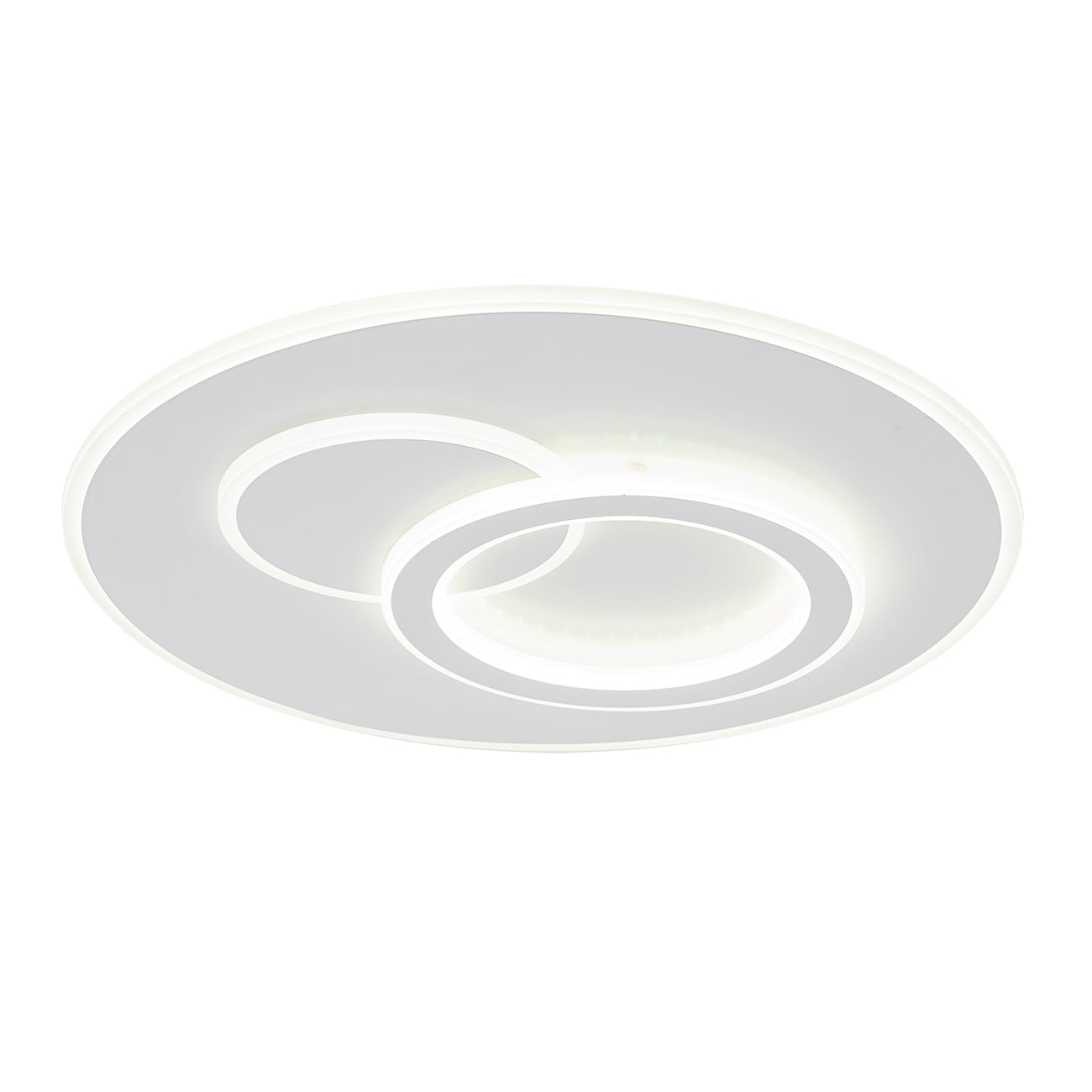 Lustra LED cu telecomanda NOLUX 34W, Rotunda, lumina Rece/Calda/Neutra, Dimabila, Alb Lustre LED cu Telecomanda Default Title Alessandro Design