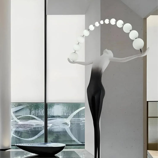 Lampadar Amato LED 24W 4000K Metal Negru Veioze & Lampadare Default Title Alessandro Design