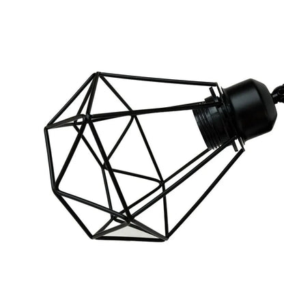 Lustra Ailyn 3x E27 Negru Lustre Industrial Default Title Alessandro Design