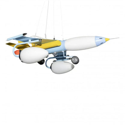 Lustra Avion 5x E14 Albastru Lustre Copii Default Title Alessandro Design