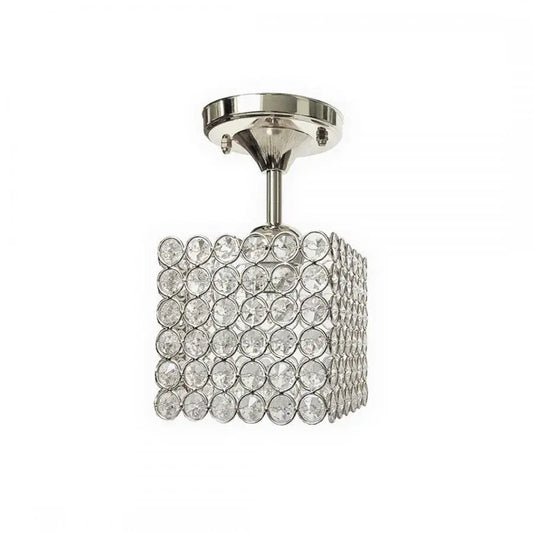 Lustra Catrina, 1xE27, Crom, Metal si Cristal Lustre Clasice Default Title Alessandro Design