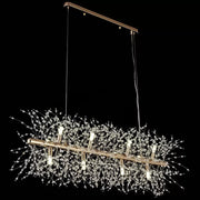 Candelabru Cristal Lachlan 8x G9 Auriu Candelabre Moderne Default Title Alessandro Design