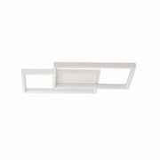 Lustra LED cu telecomanda LANDYN 37W, 2 Patrate, lumina Rece/Calda/Neutra, Dimabila, Alb Lustre LED cu Telecomanda Default Title Alessandro Design