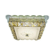 Lustra LED cu cristal ANAIDA RGB 20W, 3000K / 4000K / 6000K, Auriu Lustre LED cu Telecomanda Default Title Alessandro Design