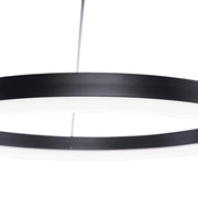 Lustra LED suspendata cu telecomanda ANINA 34W, 1 Cerc, lumina Rece/Calda/Neutra, Dimabila, Negru, Inaltime Reglabila Lustre LED cu Telecomanda Default Title Alessandro Design