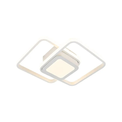 Lustra LED DUOFORM 21W, 3 Patrate, lumina Rece/Calda/Neutra, Alb Lustre LED Aplicate Default Title Alessandro Design