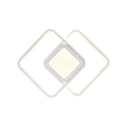Lustra LED DUOFORM 21W, 3 Patrate, lumina Rece/Calda/Neutra, Alb Lustre LED Aplicate Default Title Alessandro Design