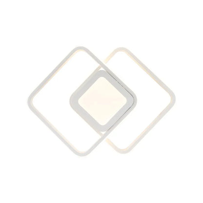 Lustra LED DUOFORM 21W, 3 Patrate, lumina Rece/Calda/Neutra, Alb Lustre LED Aplicate Default Title Alessandro Design