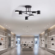 Lustra LED GALIOS 26W, 6 Elemente, lumina Rece/Calda/Neutra, Negru Lustre LED Aplicate Default Title Alessandro Design