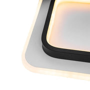 Plafoniera LED KHAI 20W, lumina Rece/Calda/Neutra , Alb Negru