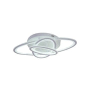 Lustra LED cu telecomanda TIANA 78W, 3 Elipse, lumina Rece/Calda/Neutra, Dimabila, Alb Lustre LED cu Telecomanda Default Title Alessandro Design