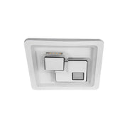 Lustra LED KEREN 33W, Patrata, lumina Rece/Calda/Neutra 3000K/4000K/6000K, Alb, Metal si Acril Lustre LED Default Title Alessandro Design