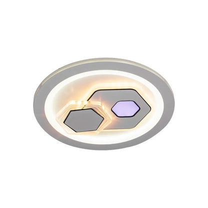 Lustra LED KATHLEEN RGB 16W, lumina Calda/Neutra, Alb Lustre LED Aplicate Default Title Alessandro Design