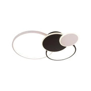 Lustra LED cu telecomanda KILLIAN 80W, 4 Cercuri, lumina Rece/Calda/Neutra, Dimabila, Negru Alb Lustre LED cu Telecomanda Default Title Alessandro Design