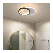 Lustra LED MARIO 24W, lumina Rece/Calda/Neutra Alb Negru