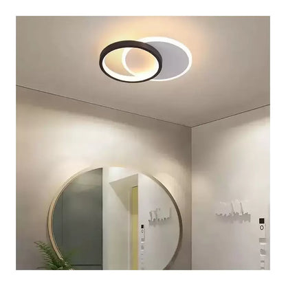 Lustra LED MARIO 24W, lumina Rece/Calda/Neutra Alb Negru