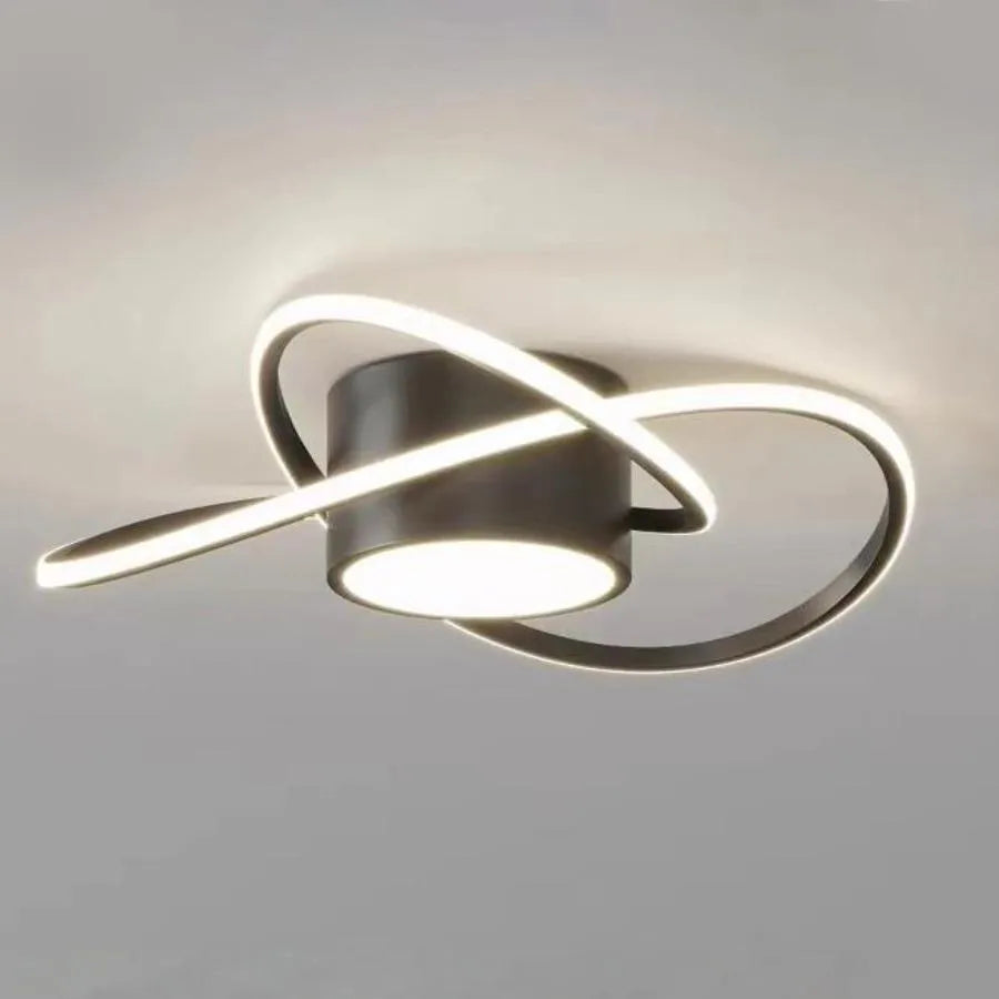 Lustra LED MIMA 30W, lumina Rece/Calda/Neutra, Negru Lustre LED Default Title Alessandro Design