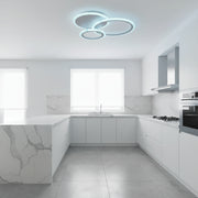 Lustra LED cu telecomanda LUCY 45W, 3 Cercuri, lumina Rece/Calda/Neutra, Dimabila, Alb Lustre LED cu Telecomanda Default Title Alessandro Design