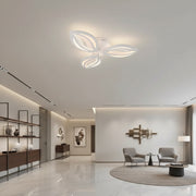 Lustra LED cu telecomanda ORCHID 40W, 3 Petale, lumina Rece/Calda/Neutra, Dimabila, Alb Lustre LED cu Telecomanda Default Title Alessandro Design