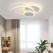 Lustra LED cu telecomanda SILVIAN, 58W, 3 Cercuri, lumina Rece/Calda/Neutra, Dimabila, Alb Lustre LED cu Telecomanda Default Title Alessandro Design