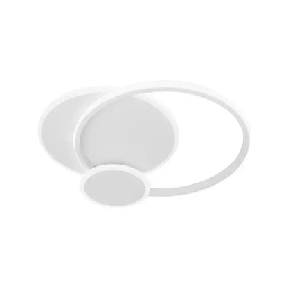 Lustra LED cu telecomanda SILVIAN, 58W, 3 Cercuri, lumina Rece/Calda/Neutra, Dimabila, Alb Lustre LED cu Telecomanda Default Title Alessandro Design
