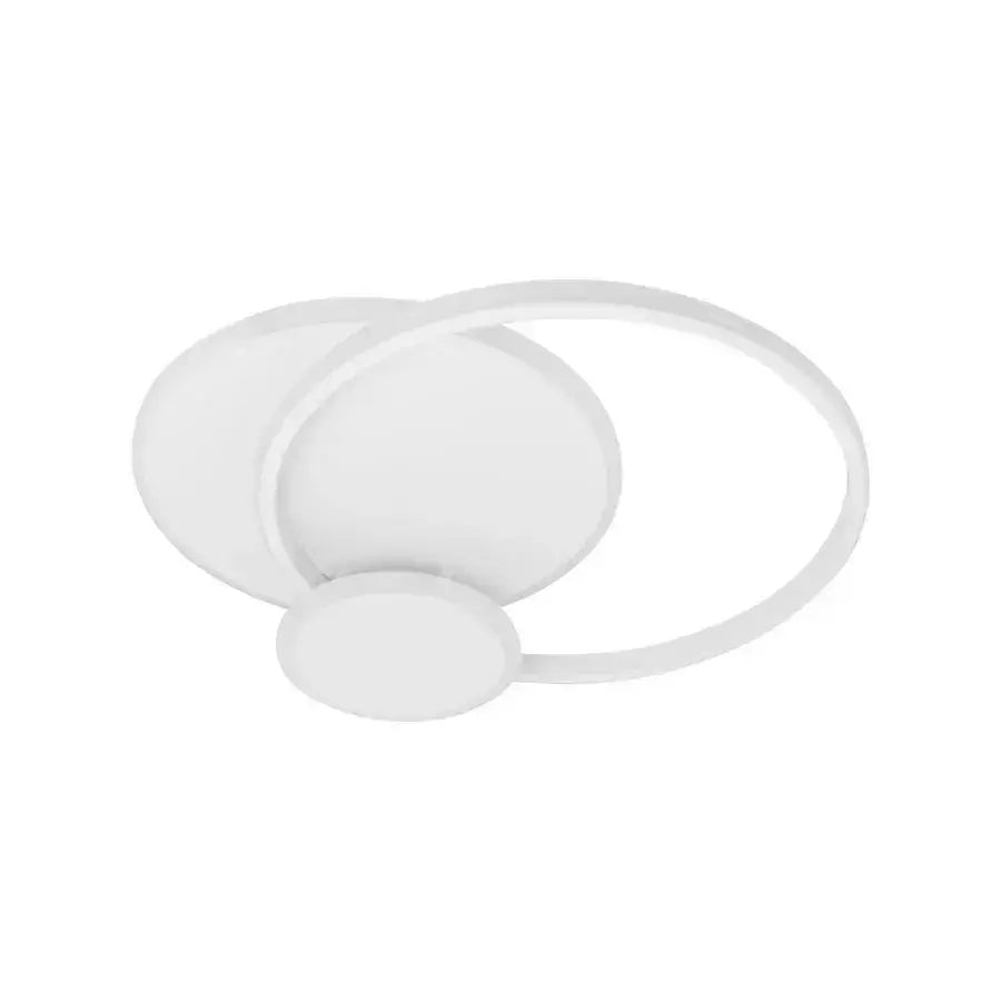 Lustra LED cu telecomanda SILVIAN, 58W, 3 Cercuri, lumina Rece/Calda/Neutra, Dimabila, Alb Lustre LED cu Telecomanda Default Title Alessandro Design