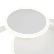 Lustra LED cu telecomanda SILVIAN, 58W, 3 Cercuri, lumina Rece/Calda/Neutra, Dimabila, Alb Lustre LED cu Telecomanda Default Title Alessandro Design