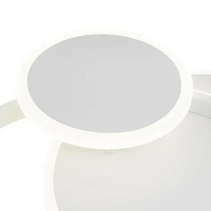 Lustra LED cu telecomanda SILVIAN, 58W, 3 Cercuri, lumina Rece/Calda/Neutra, Dimabila, Alb Lustre LED cu Telecomanda Default Title Alessandro Design