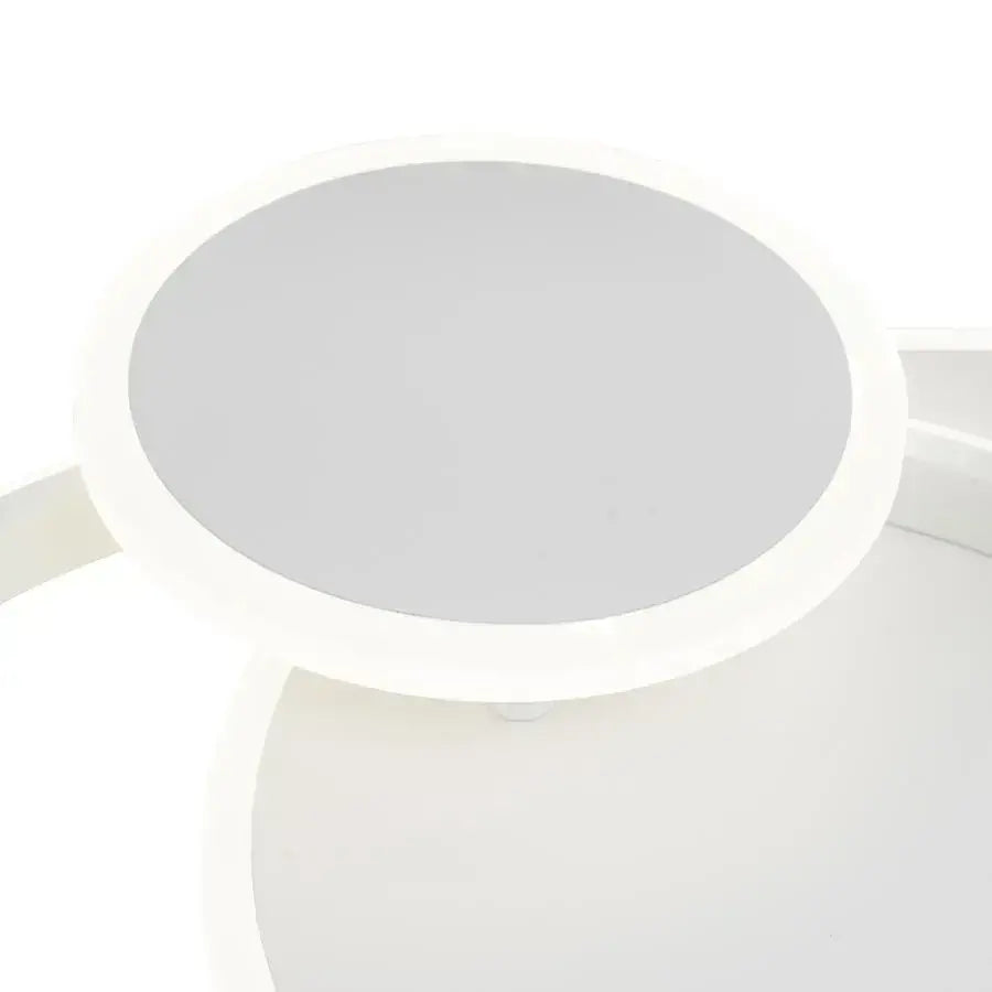 Lustra LED cu telecomanda SILVIAN, 58W, 3 Cercuri, lumina Rece/Calda/Neutra, Dimabila, Alb Lustre LED cu Telecomanda Default Title Alessandro Design