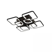 Lustra LED cu telecomanda FELY 192W, 8 Patrate, lumina Rece/Calda/Neutra, Dimabila, Alb Lustre LED cu Telecomanda Default Title Alessandro Design