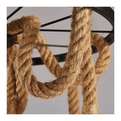 Lustra Roata, 3*E27, Maro, Metal si Sfoara Lustre Vintage Default Title Alessandro Design