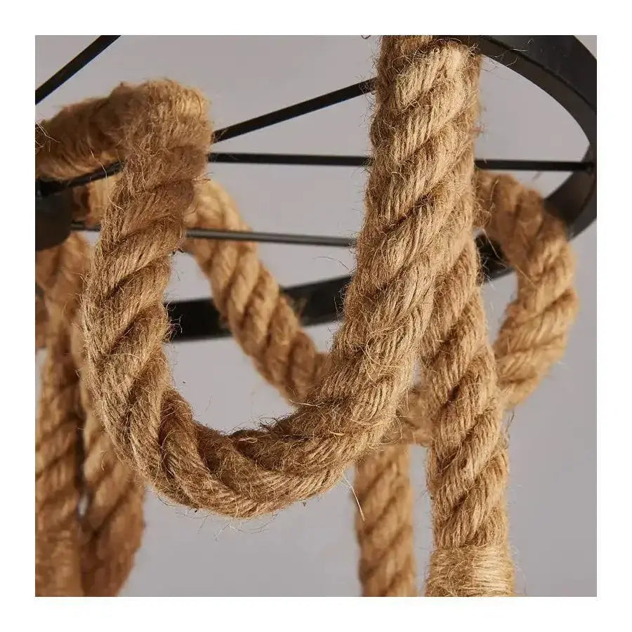 Lustra Roata, 3*E27, Maro, Metal si Sfoara Lustre Vintage Default Title Alessandro Design