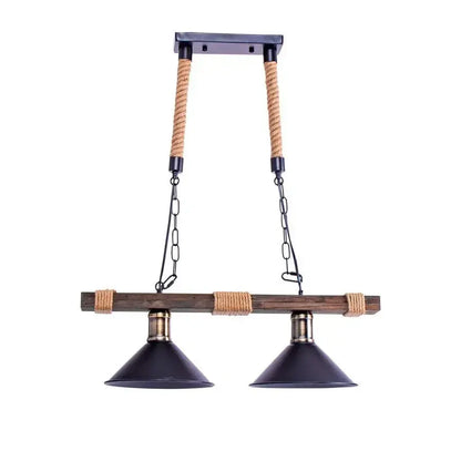Lustra Traditionala, 2xE27, Maro, Metal si Sfoara Lustre Vintage Default Title Alessandro Design