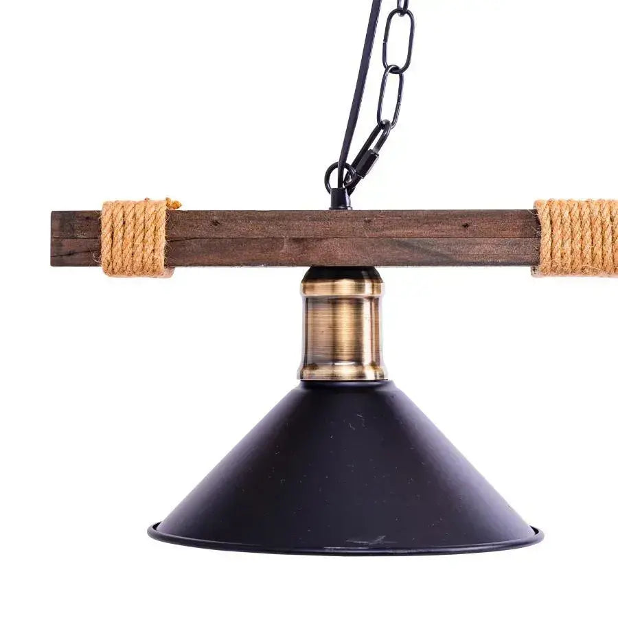 Lustra Traditionala, 2xE27, Maro, Metal si Sfoara Lustre Vintage Default Title Alessandro Design