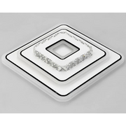 Lustra LED cu cristal ARABELA 40W, lumina Rece/Calda/Neutra, Alb Lustre LED Default Title Alessandro Design