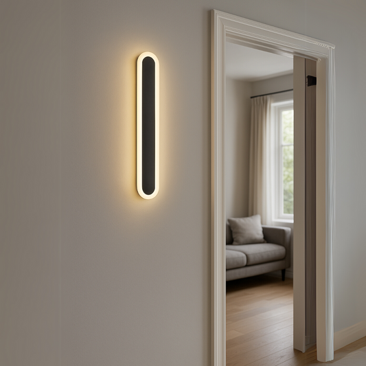 Aplica LED de Exterior SUHA, Lungime 70cm, 10W, IP65, Metal, Liniar, Negru Aplice de Exterior Default Title Alessandro Design