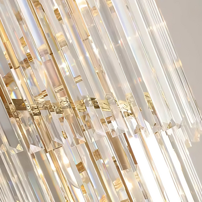 Candelabru Cristal BLOIS Ascendere E14, Diametru 60cm, Auriu, Inaltime Reglabila Candelabre Cristal Default Title Alessandro Design