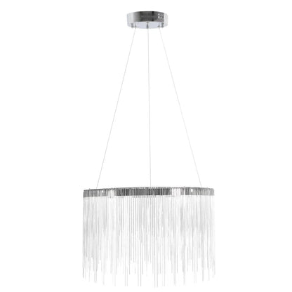 Lustra LED suspendata cu telecomanda ILLUMINA MAGNUS, 20W, lumina Rece/Calda/Neutra, Dimabila, Argintiu Candelabre Moderne Default Title Alessandro Design