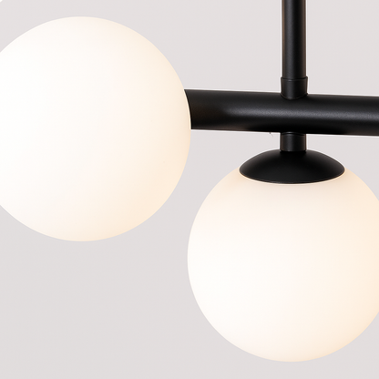 Lustra cu bec moderna LOFT Pavilion, 11x G9, Negru, Metal, Inaltime Reglabila Lustre Moderne Default Title Alessandro Design