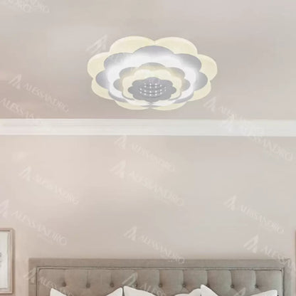 Lustra LED NEXA 3D, 20W, Diametru 24cm, lumina Rece/Calda/Neutra, Alb Lustre LED Default Title Alessandro Design