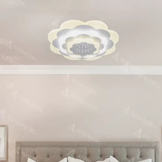 Lustra LED NEXA 3D, 20W, Diametru 24cm, lumina Rece/Calda/Neutra, Alb Lustre LED Default Title Alessandro Design